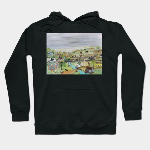 grandma moses Hoodie by QualityArtFirst